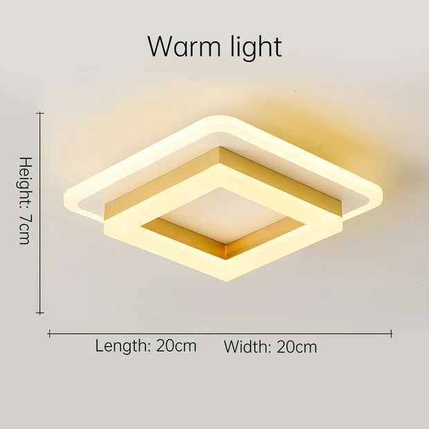 Lumora – Modern Square LED Ceiling Light
