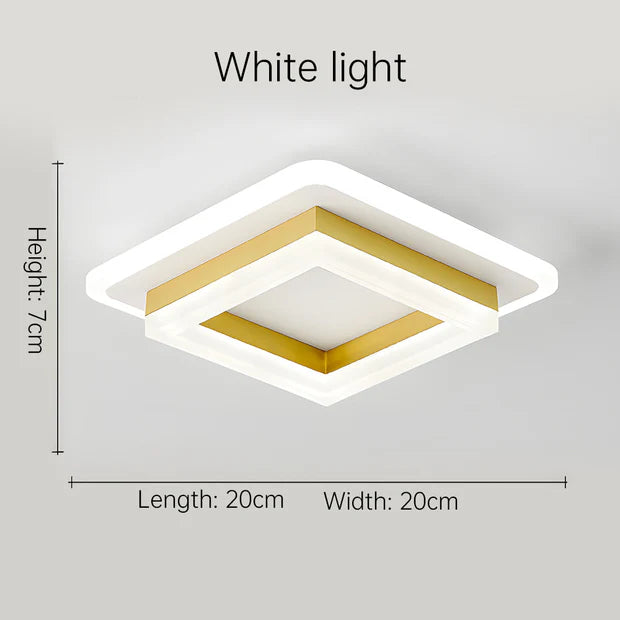 Lumora – Modern Square LED Ceiling Light