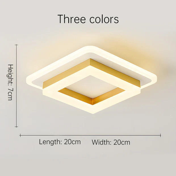 Lumora – Modern Square LED Ceiling Light