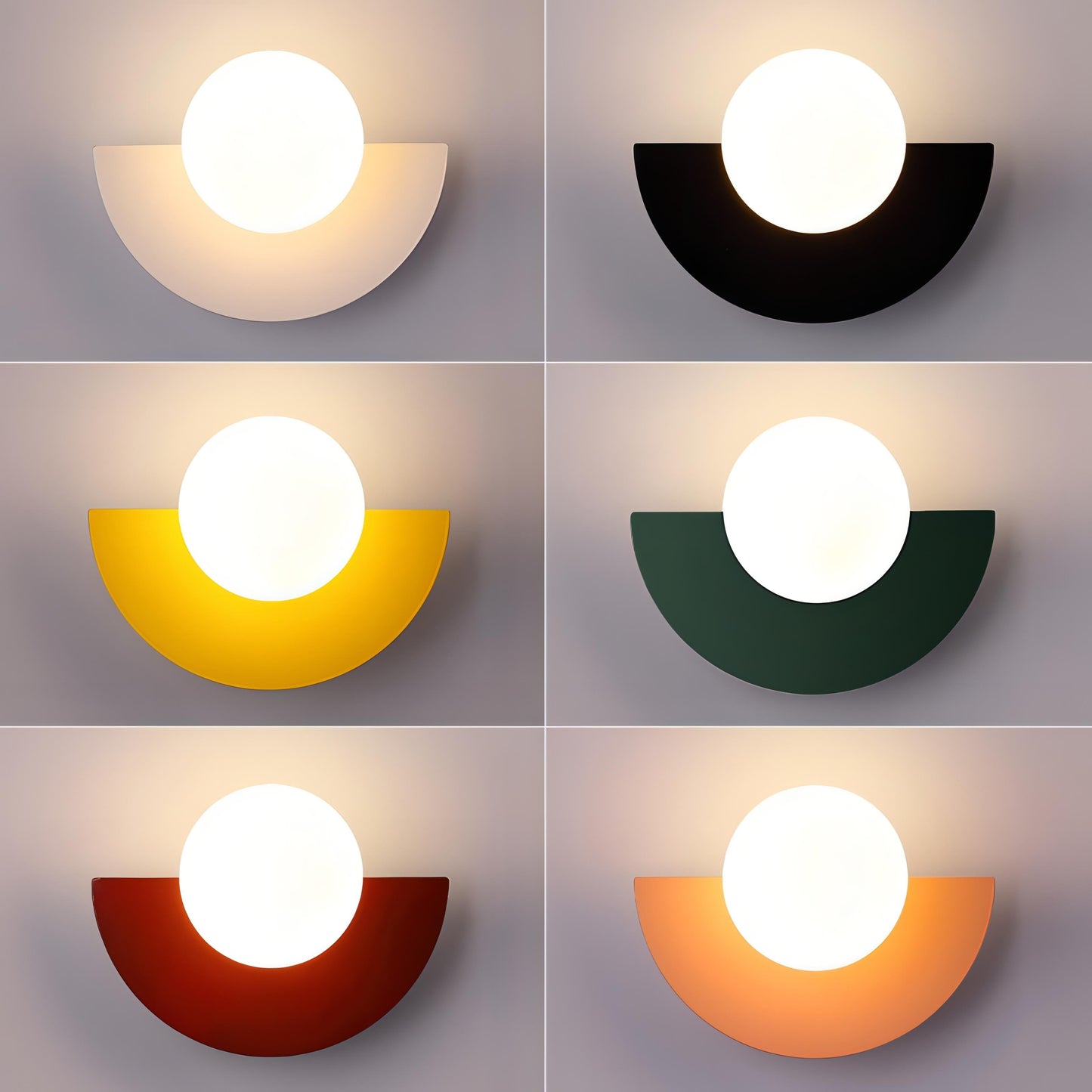 HaloNordic – Semi-Circular Nordic Wall Lamp