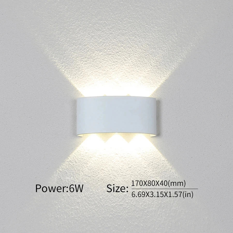 LumiFlex – Modern Waterproof LED Wall Lamp for Indoor & Outdoor