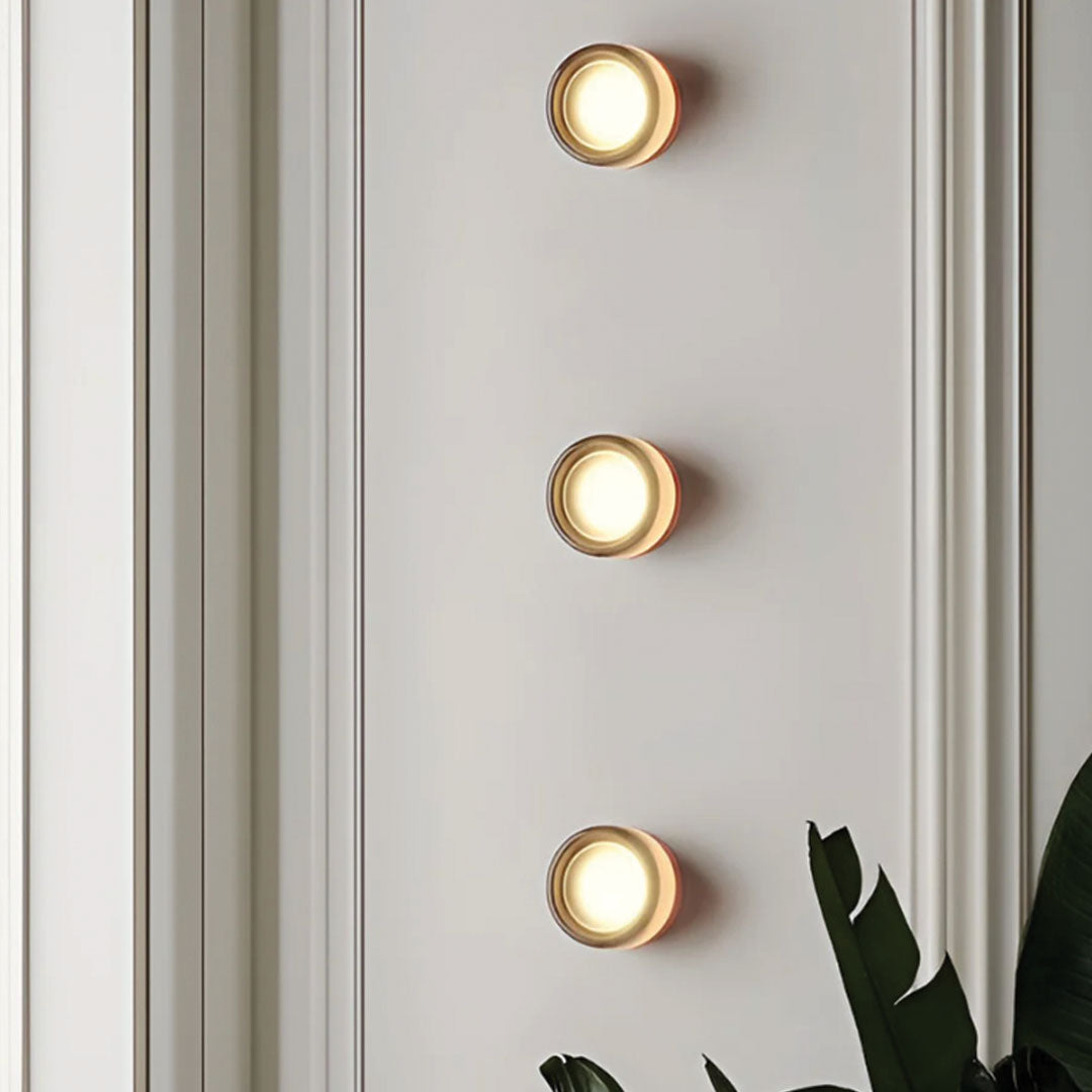 Auris – Modern Glass & Metal Wall Lamp