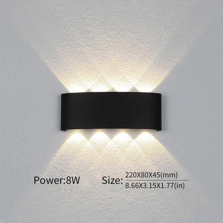 LumiFlex – Modern Waterproof LED Wall Lamp for Indoor & Outdoor