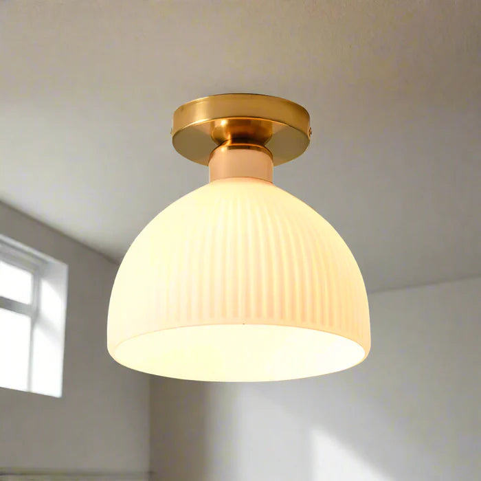 Lumeor – Modern Milky Glass Ceiling Light