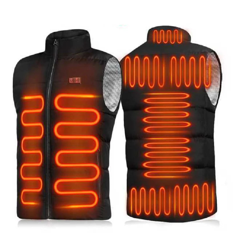ThermoCore – Heated Vest with 9 Heating Zones & Waterproof Fabric