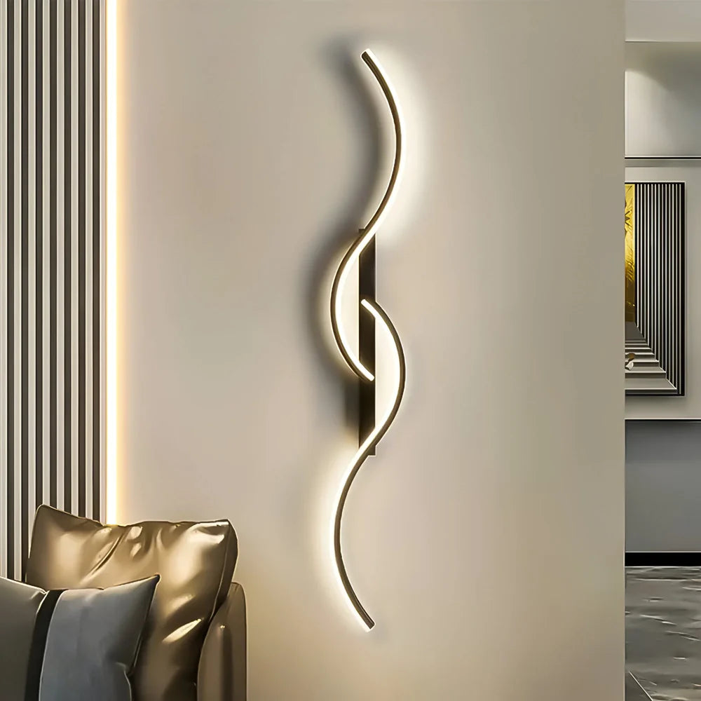 WavoLux – Modern Curved LED Wall Lamp