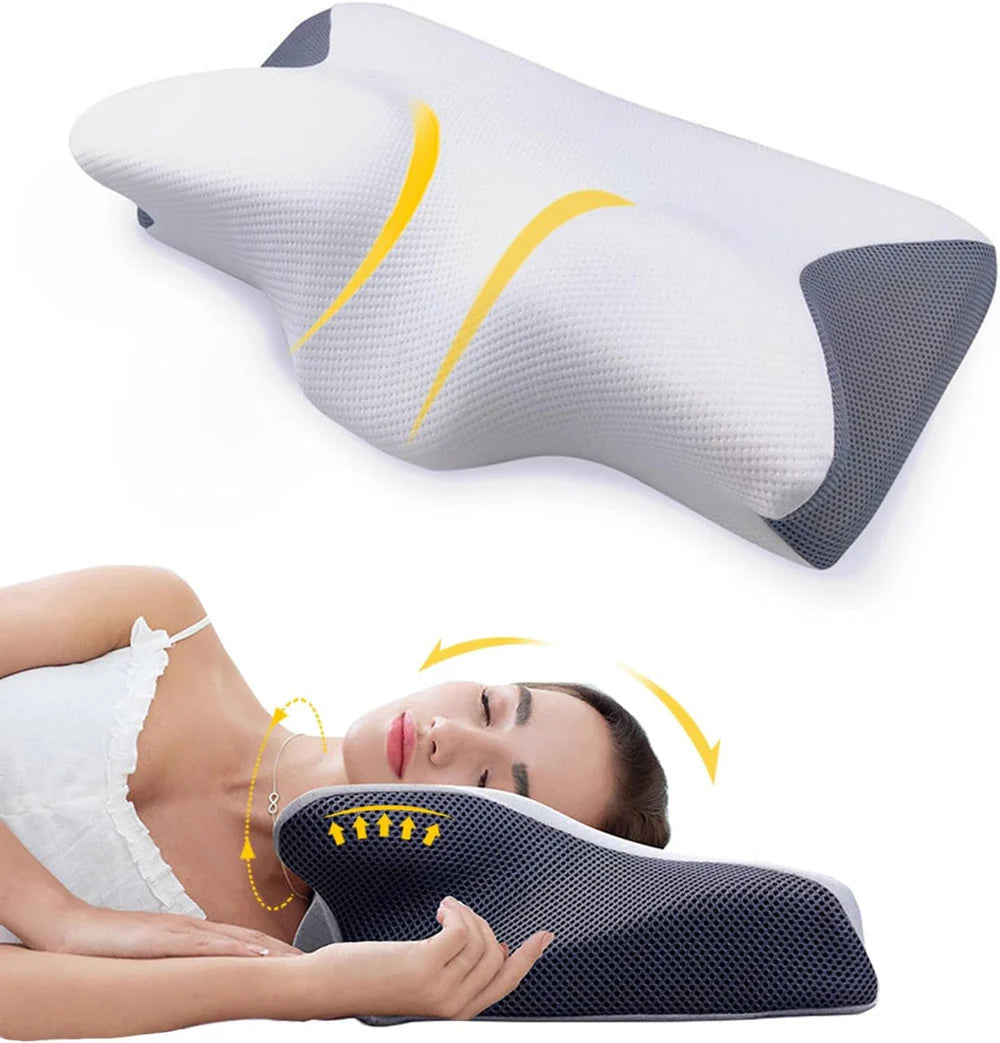 Restiva – Ergonomic Memory Foam Pillow for Neck & Shoulder Support