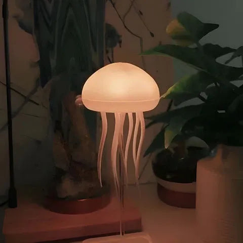 AquaLume – LED Jellyfish Night Lamp | RGB Colour-Changing & Voice Control