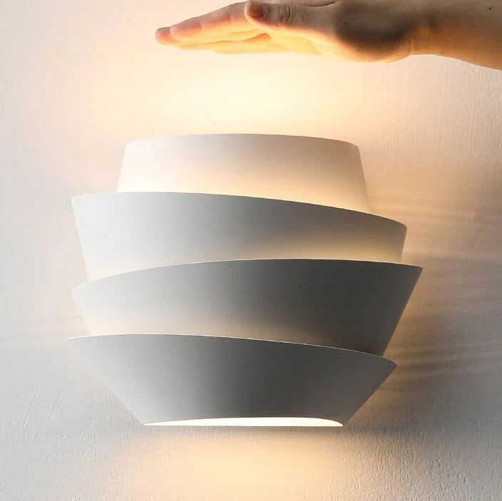StratoGlow – Modern Layered LED Wall Lamp