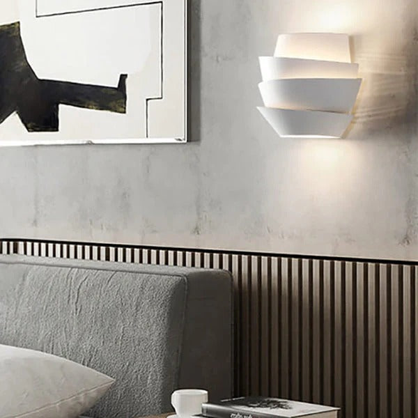 StratoGlow – Modern Layered LED Wall Lamp