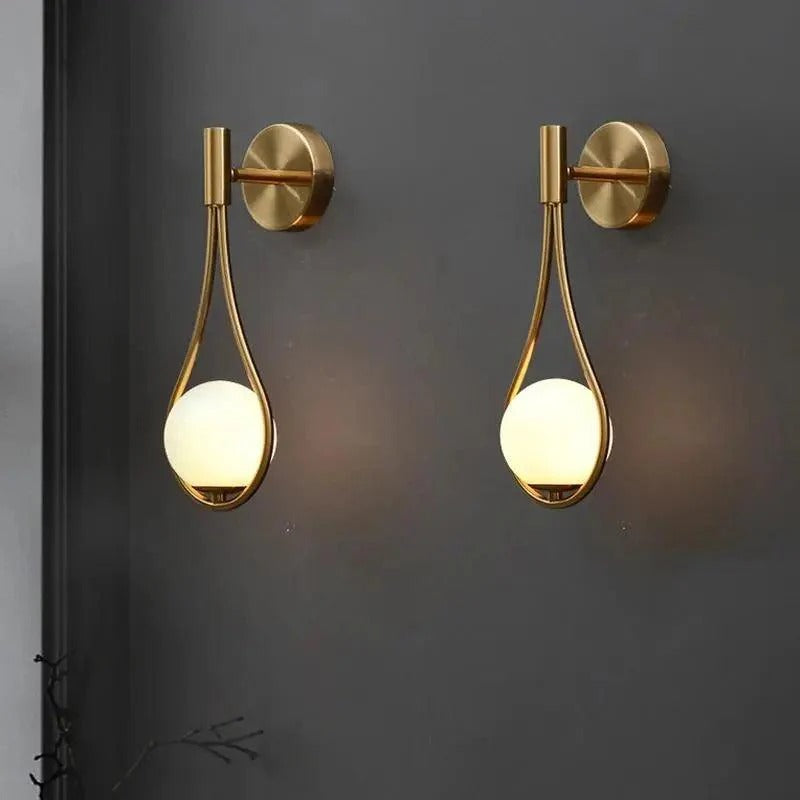 TearLux – Modern Nordic Drop-Shaped Wall Lamp