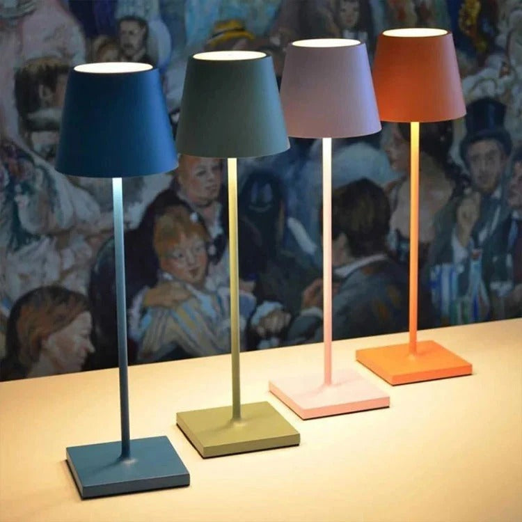 Lumora– Wireless Rechargeable Aluminium Table Lamp