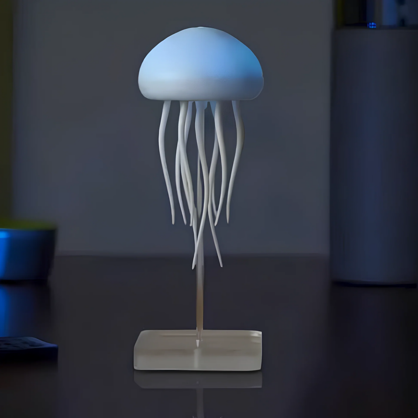 AquaLume – LED Jellyfish Night Lamp | RGB Colour-Changing & Voice Control
