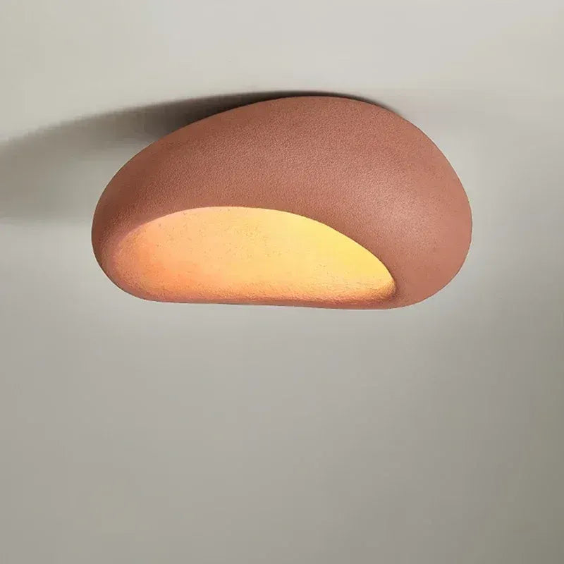 EclatWabi – Modern Nordic Wabi-Sabi LED Ceiling Light