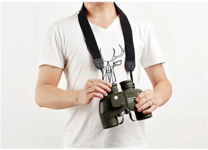 10×50 Military Marine Binoculars with Rangefinder & Compass - Bricodil BCD4722 v2