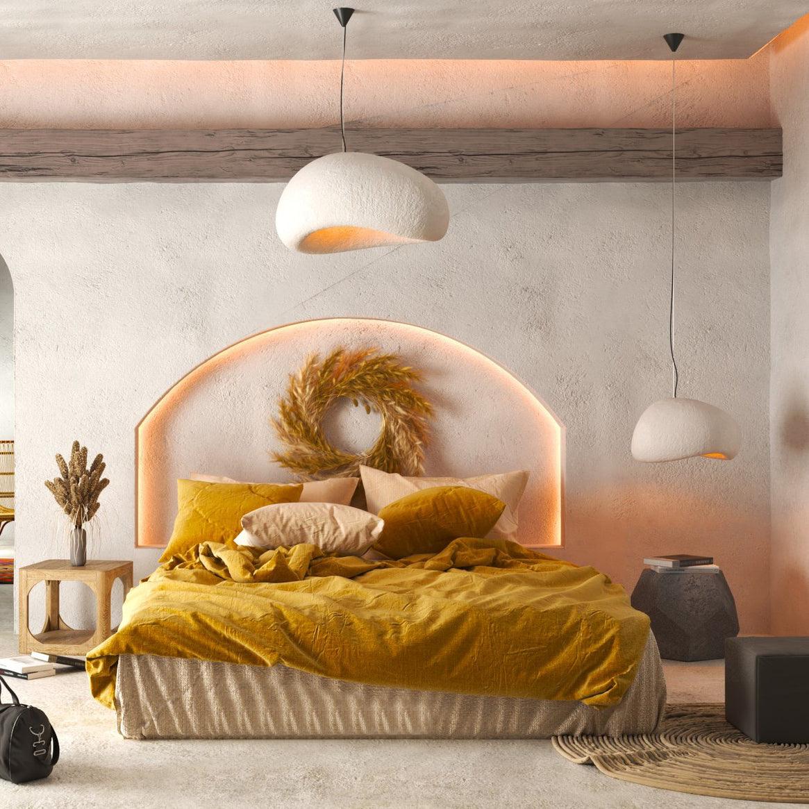 Lunara – Modern Sculptural Cloud Pendant Lamp in Resin