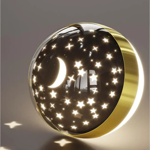 StarryMoon – Children’s LED Wall Lamp with Star & Moon Design