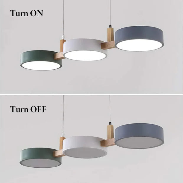 Nordura – Scandinavian Wooden & Metal LED Pendant Light