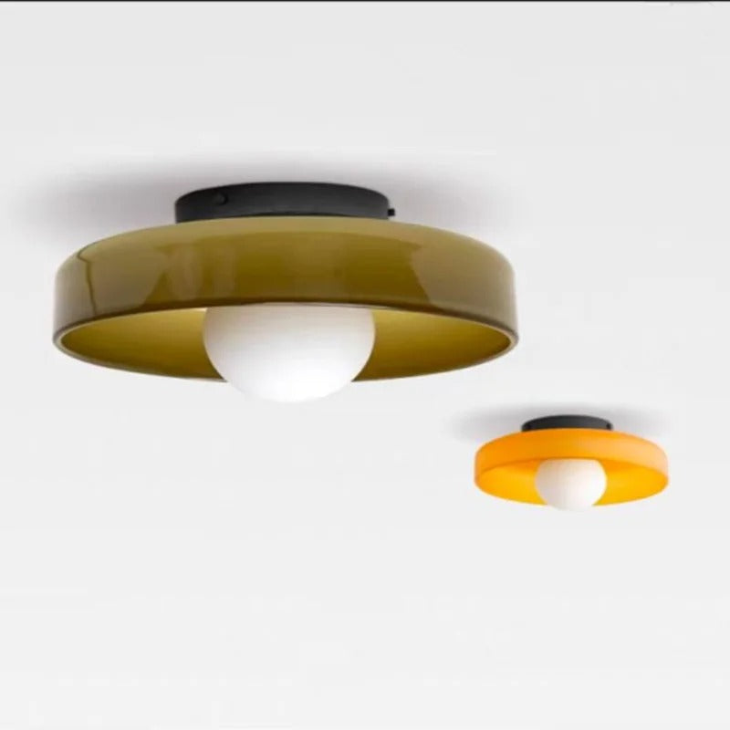 LumaDome – Modern Glass Ceiling Light with Minimalist Design