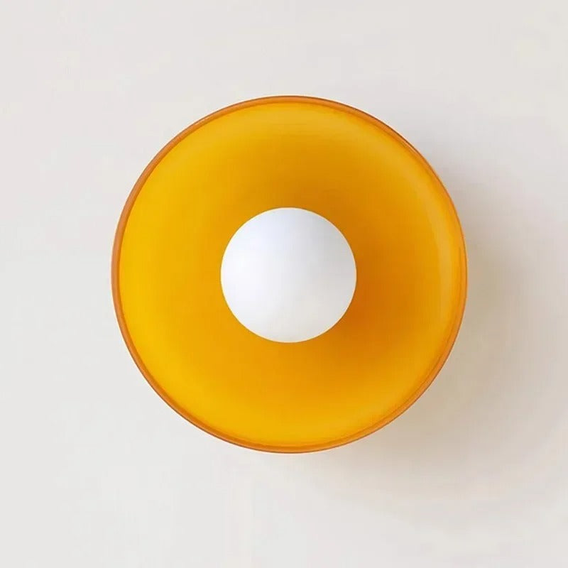 LumaDome – Modern Glass Ceiling Light with Minimalist Design