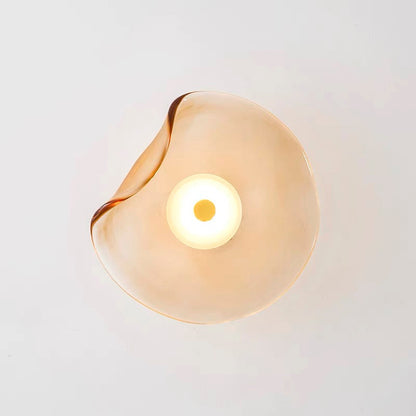 AuroLum – Modern Smoked Glass LED Wall Lamp