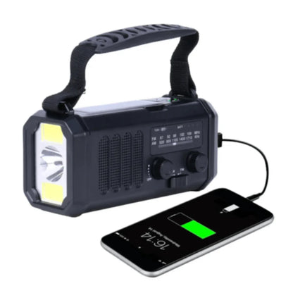 VoltSurvivor – 10,000mAh Solar Hand Crank Emergency Radio