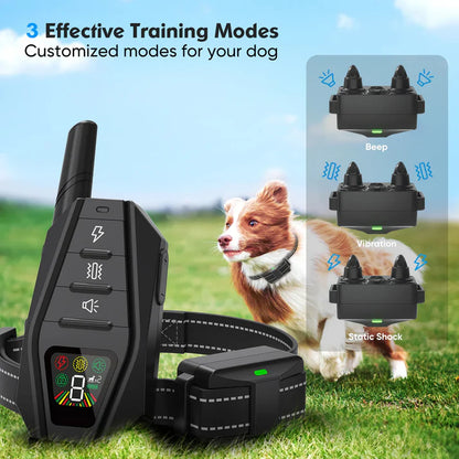KynoReach – 1000m LCD Remote Dog Training Collar