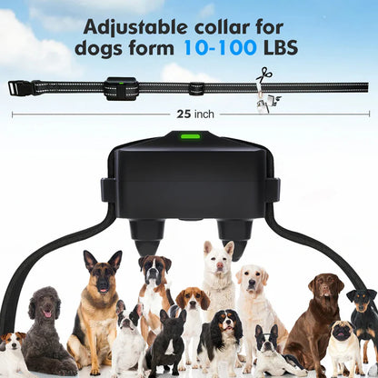 KynoReach – 1000m LCD Remote Dog Training Collar
