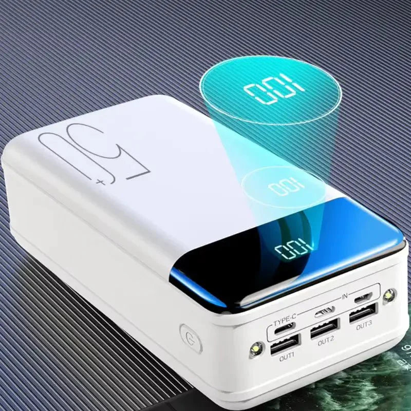 VoltPro – 100,000mAh Ultra-Capacity Fast Charging Power Bank
