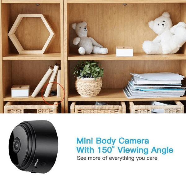 MINIGUARD CAM – 1080P WiFi Mini Security Camera with Night Vision & Motion Detection