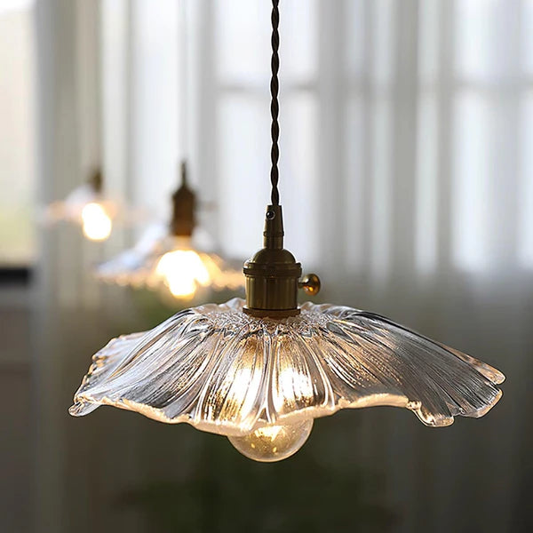 Lumea – Elegant Flower Glass Pendant Lamp