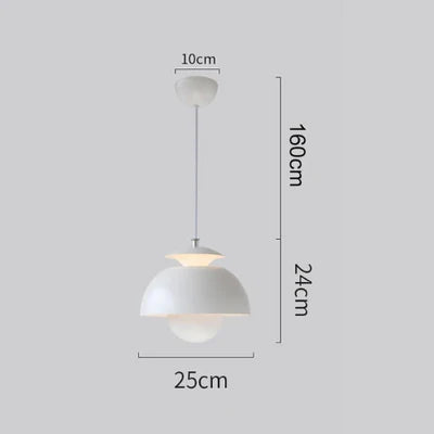 LumoSphere – Modern Bauhaus Mushroom Pendant Light