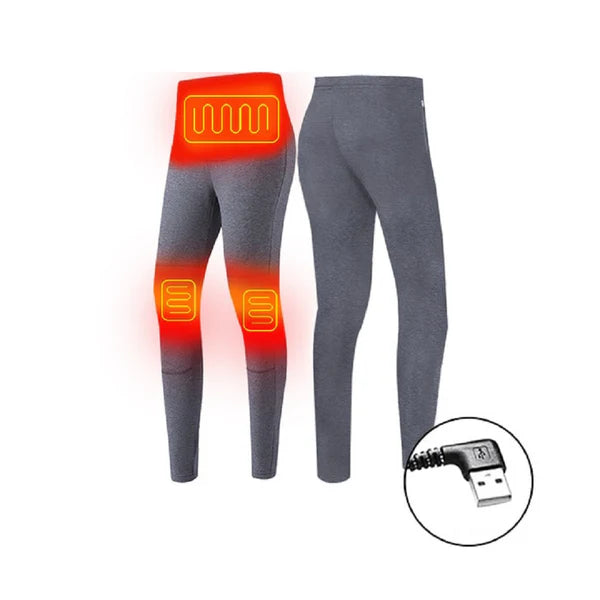 ThermaLuxe – USB Heated Thermal Underwear Set with Intelligent Temperature Control