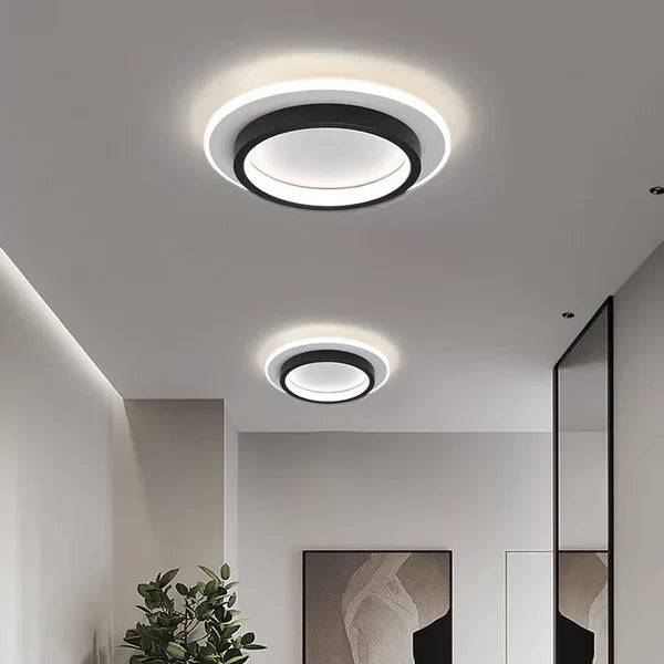 Lunara – Modern Round LED Flush Ceiling Light