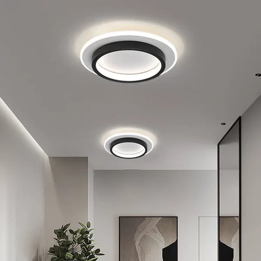 Lunara – Modern Round LED Flush Ceiling Light