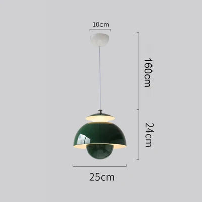 LumoSphere – Modern Bauhaus Mushroom Pendant Light