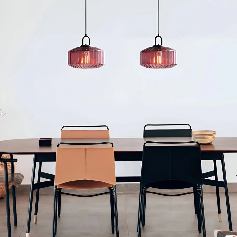 Mireta – Retro Coloured Glass Pendant Light