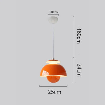 LumoSphere – Modern Bauhaus Mushroom Pendant Light