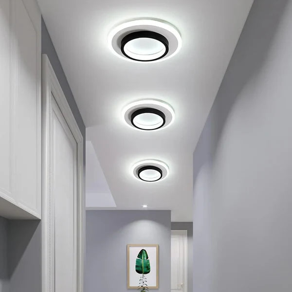 Lunara – Modern Round LED Flush Ceiling Light
