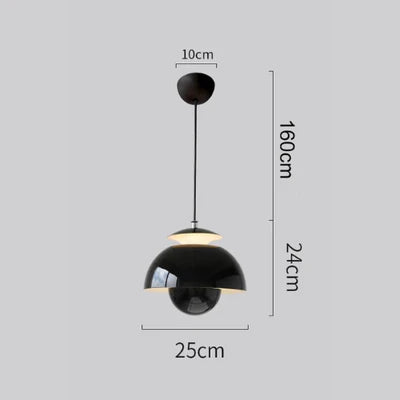 LumoSphere – Modern Bauhaus Mushroom Pendant Light
