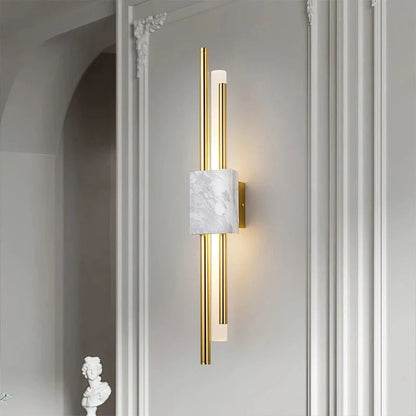 Liora – Modern Brass & Glass Wall Lamp