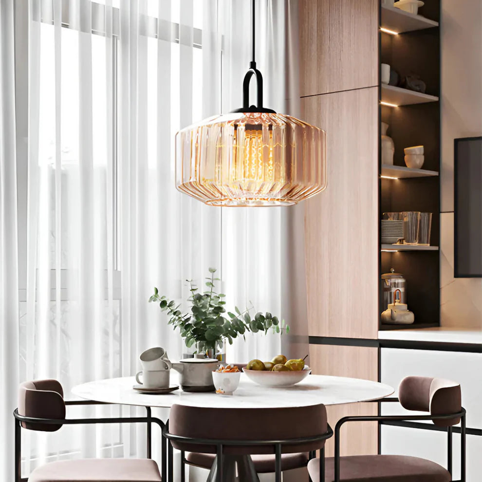 Mireta – Retro Coloured Glass Pendant Light