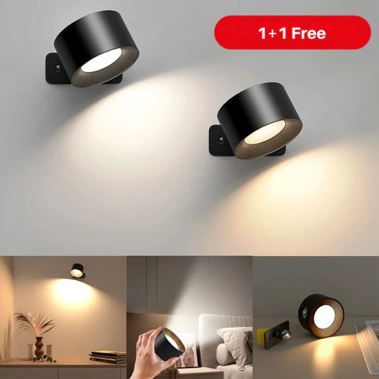 1+1 GRATIS LumiOrb – 360° Rotatable LED Wall Light