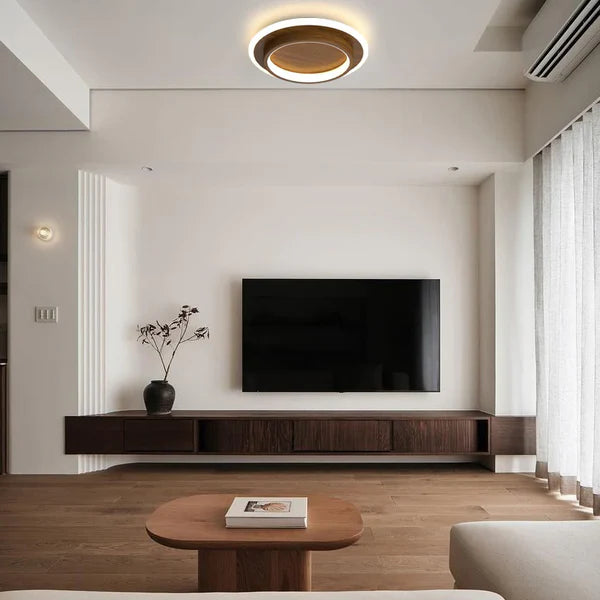 Lunara – Modern Round LED Flush Ceiling Light