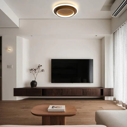 Lunara – Modern Round LED Flush Ceiling Light