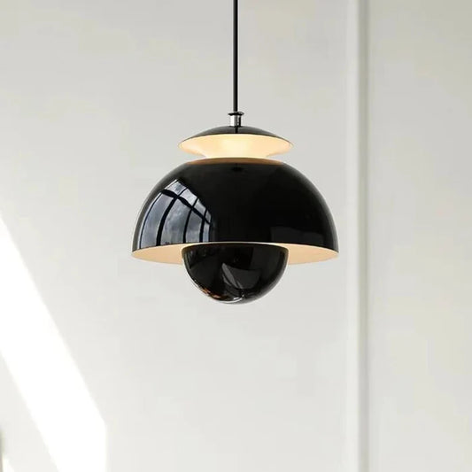 LumoSphere – Modern Bauhaus Mushroom Pendant Light