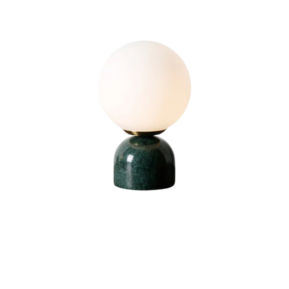 Lunara – Modern Marble Globe Table Lamp