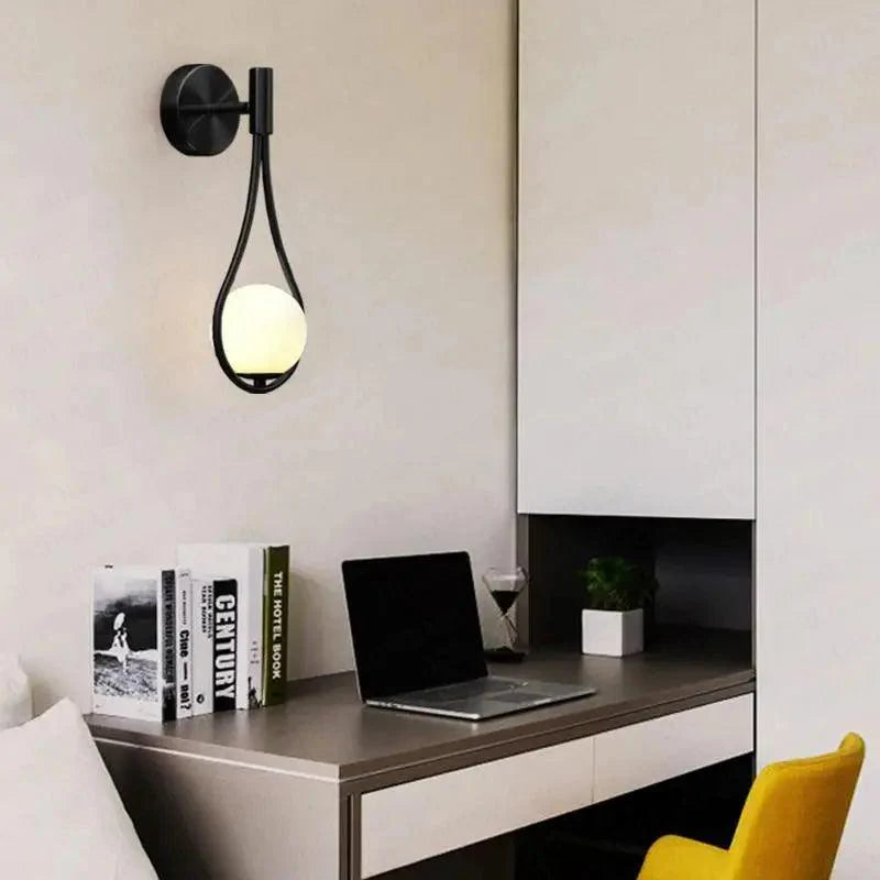 TearLux – Modern Nordic Drop-Shaped Wall Lamp