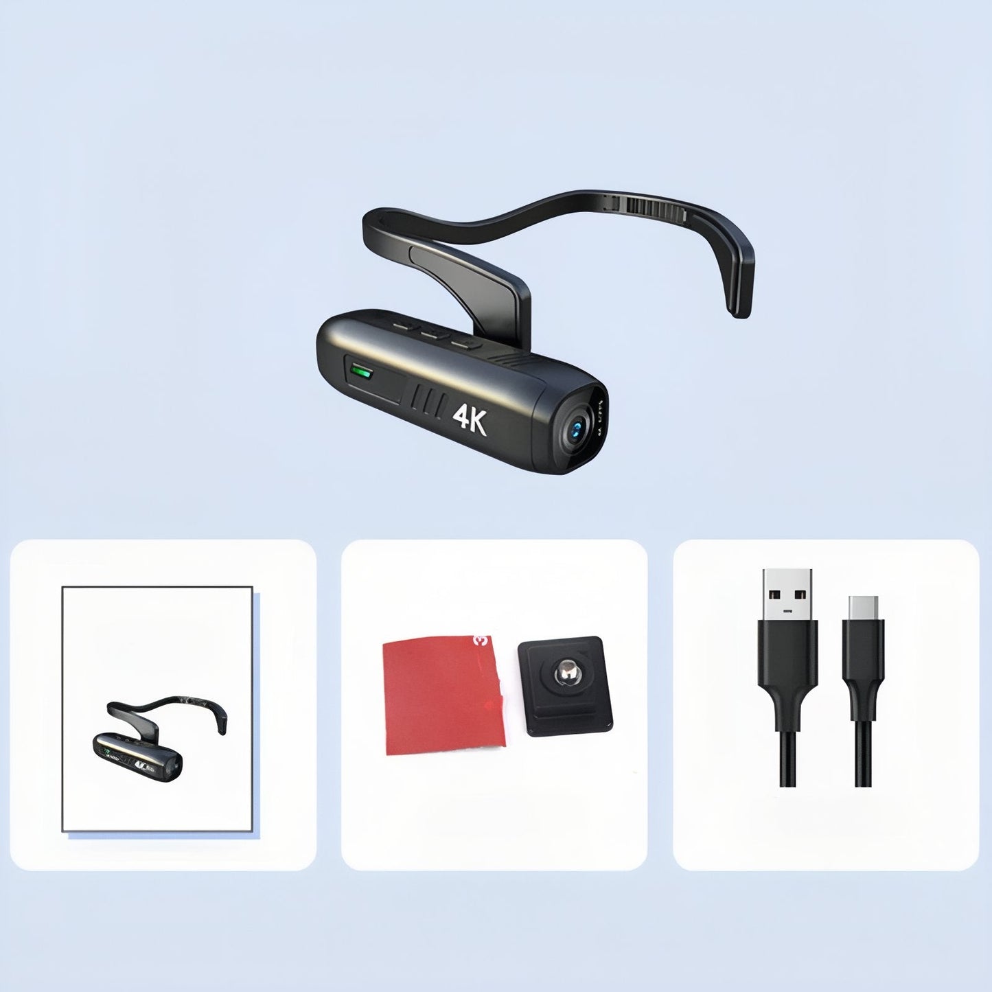 Mini Head-Mount 4K Action Camera – Bricodil BCD7314