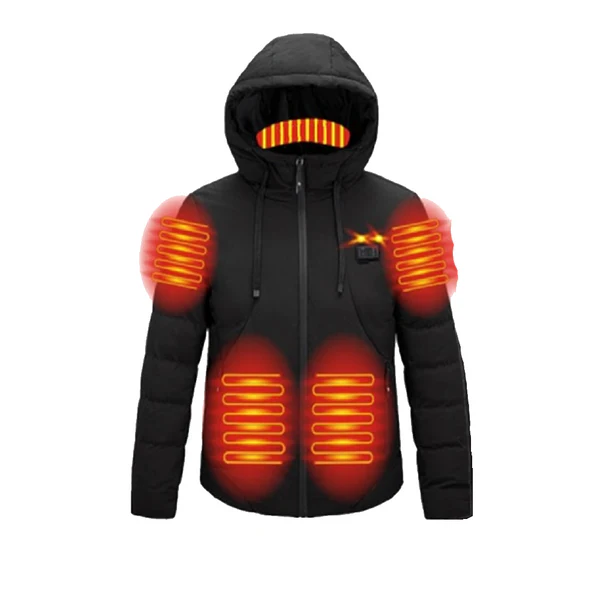 ThermaCore – 11-Zone Smart Heated Jacket with USB Power & Adjustable Warmth